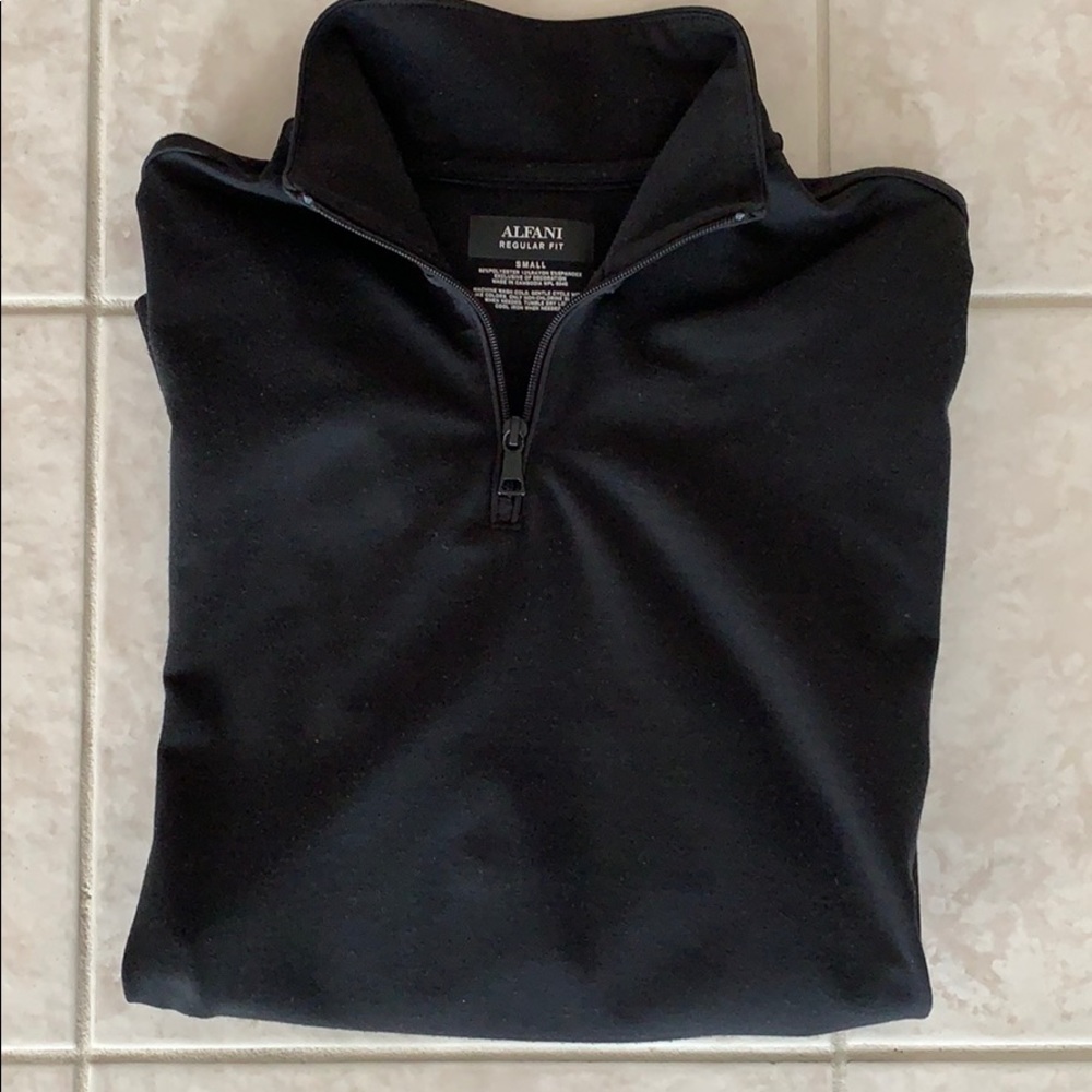Alfani 1/4 Zip Sweater - Men’s Small - Black